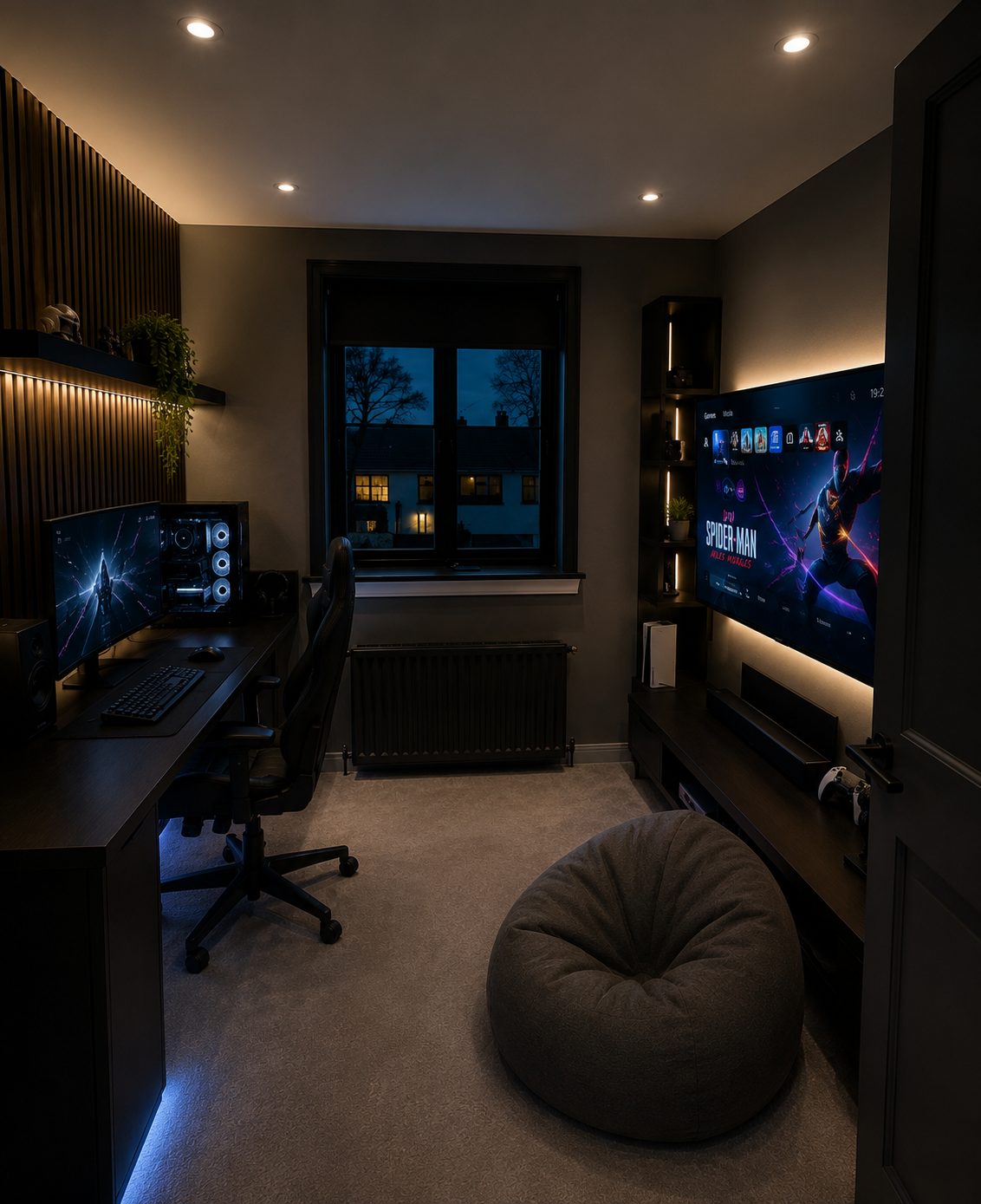 Buckhurst Hill games room after renovation